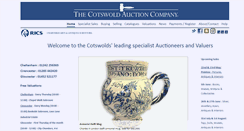 Desktop Screenshot of cotswoldauction.co.uk