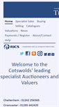 Mobile Screenshot of cotswoldauction.co.uk